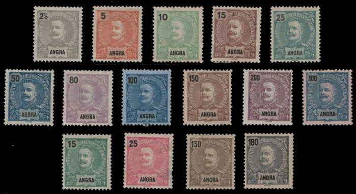 1897-1905 Angra (Azores) mixed short sets