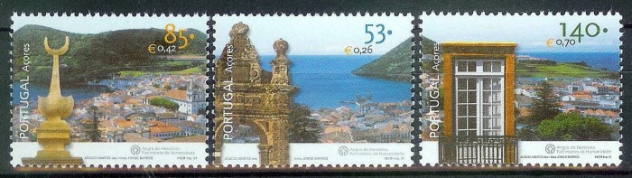 2001 - Portugal, Azores, Angra do Heroísmo, Azores, World Heritage set